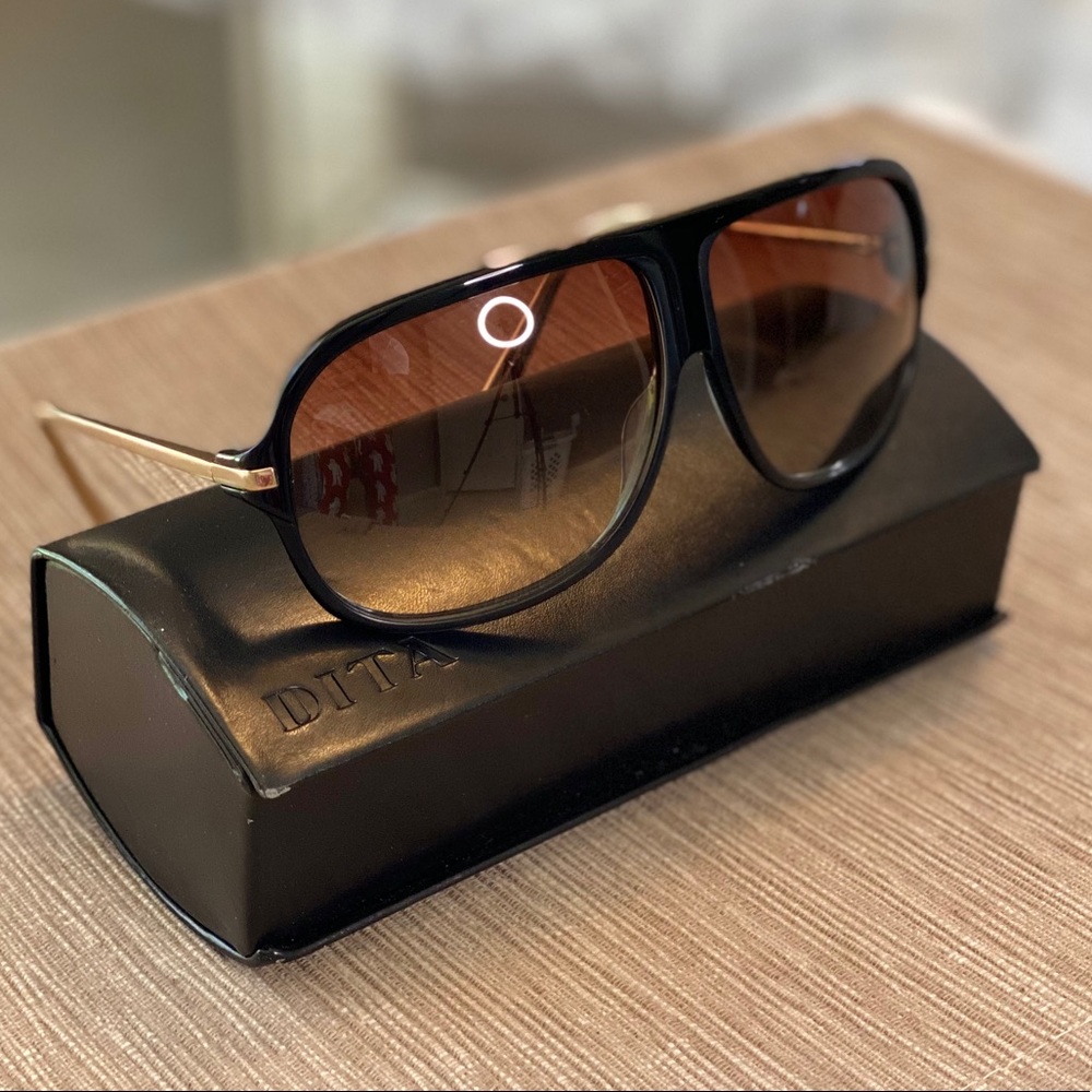 SALE DITA SUNGLASSES TITANIUM LENSES BROWN CHIC !